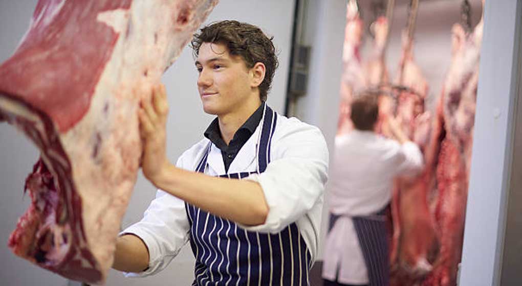 meat processing worker