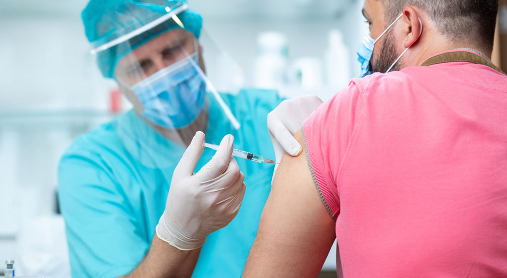 vaccination being given to a patient