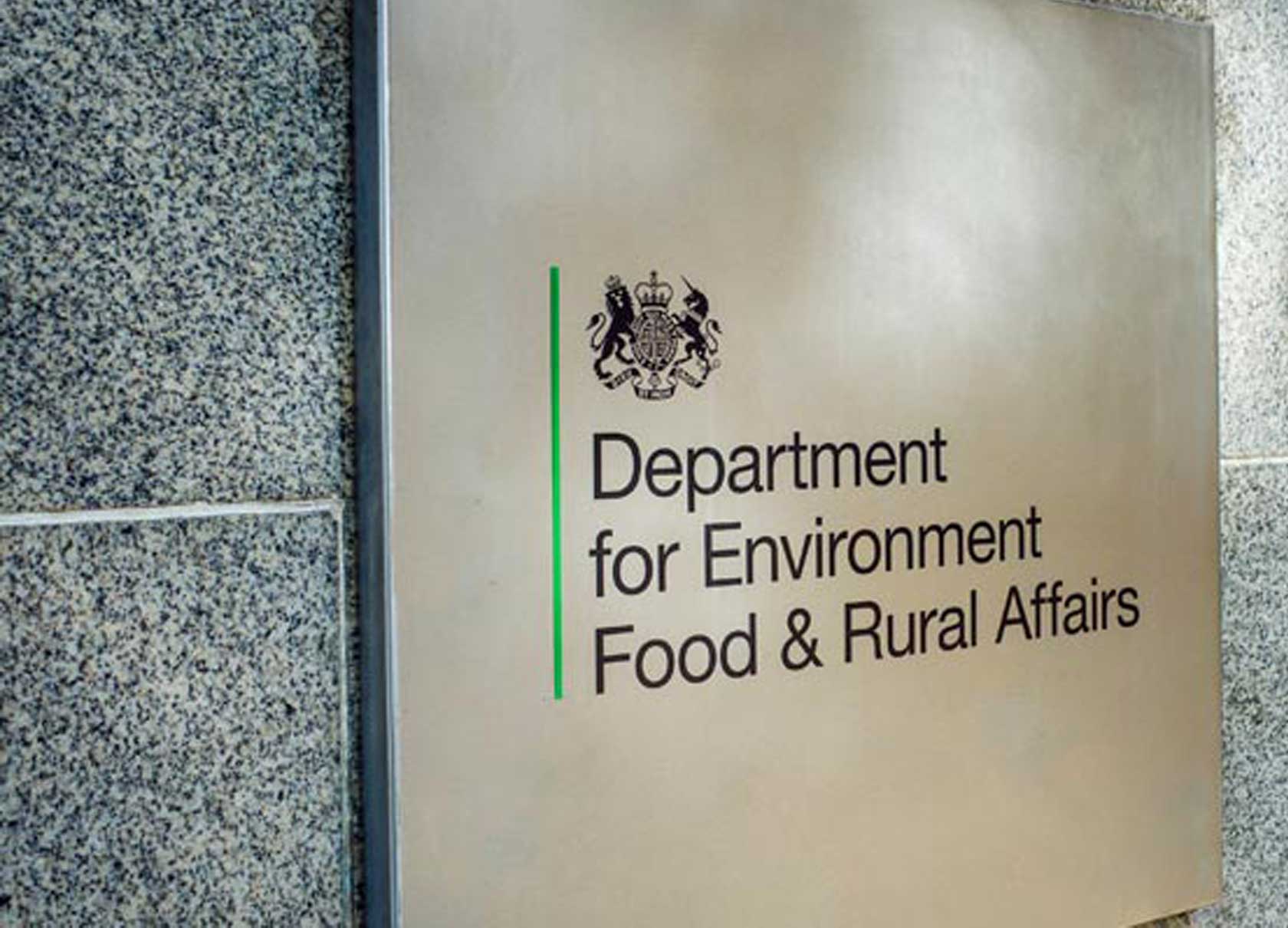 Defra signage